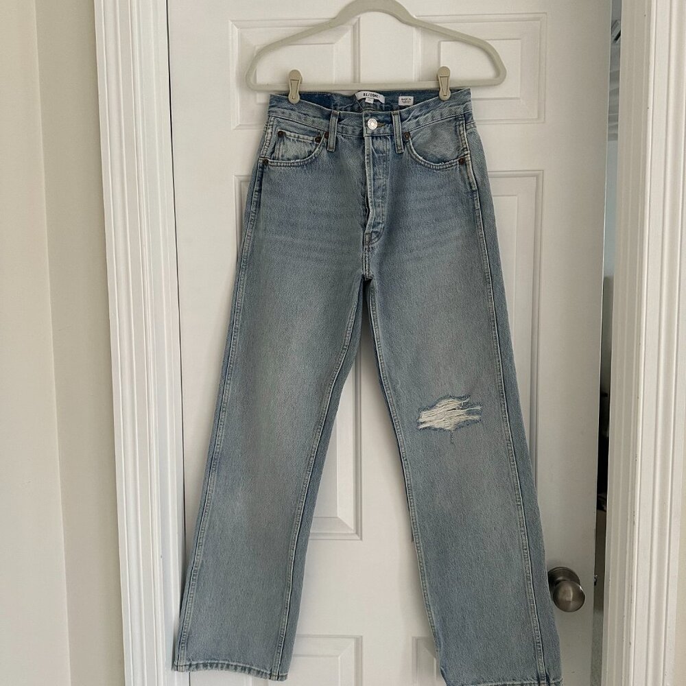 ReDone 90s high rise loose jeans 27 NWT